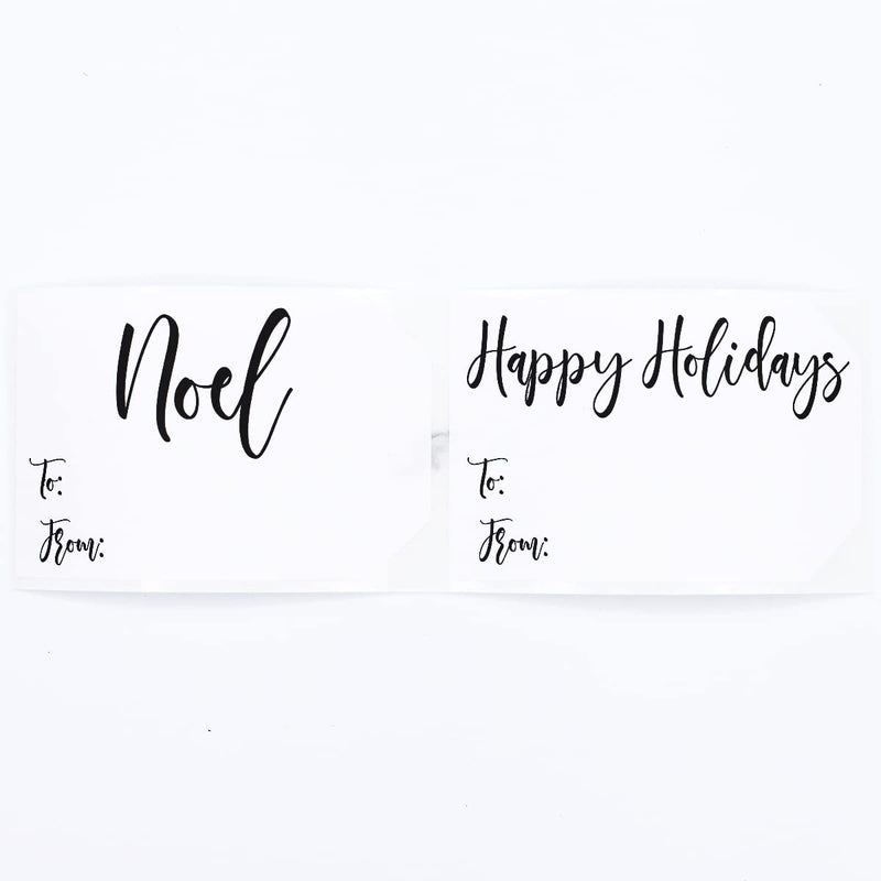 Charming Holiday Gift Tag Christmas Stickers 2 x 3 Inch 100 Total Labels