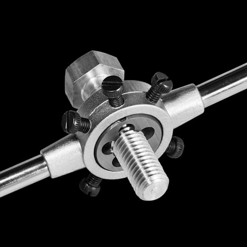 QUARKZMAN Round Die Metric M2 x 0.4 Thread (Right) High Speed Steel (HSS) Die Repair Tool M2 x 0,4