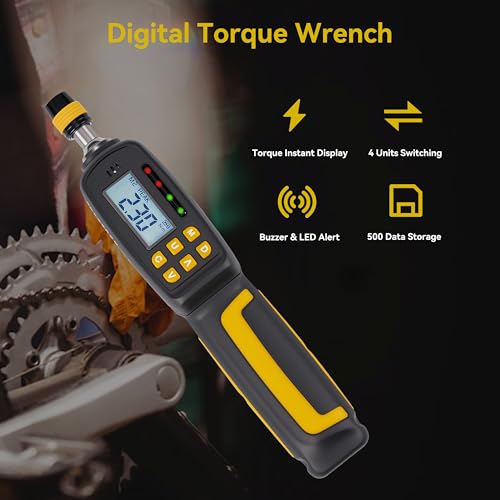 Digital Torque Screwdriver Set 38-Piece, 1/4" Drive, 2.6-70 in-lb