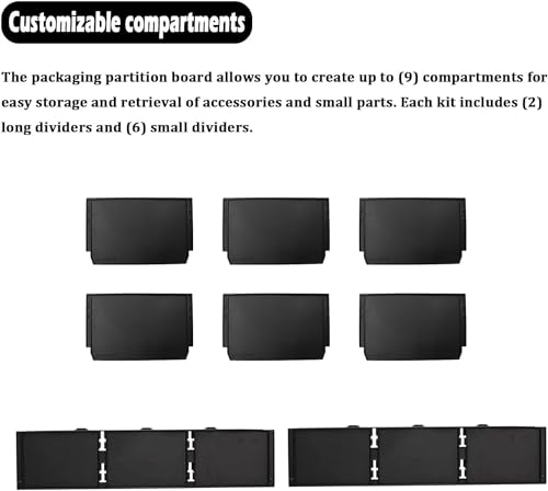 48-22-8473 For Milwau-kee Packout Dividers Black-3 Pack