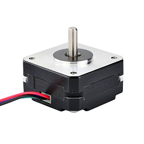 STEPPERONLINE Nema 17 Bipolar 0.9deg 11Ncm 1.2A 42x21mm 4-lead for CNC Milling Engraving Machine