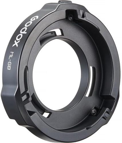 Godox ML-GB Bowens Adapter for GodoxAD300Pro AD400Pro Flash,Compatible with Godox ML100R ML100Bi ML60IIBi ML30 ML30Bi ML60 ML60Bi Led Video Lights (Pack of 2)