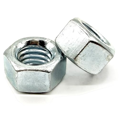 (150 Pieces) 5/16"-18 Grade 5 Finished Hex Nuts Zinc Clear 150