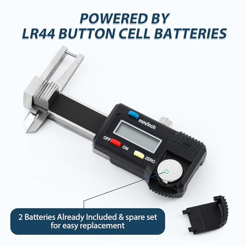 1" /25mm Mini Digital Caliper, OD ID & Thickness Gauge