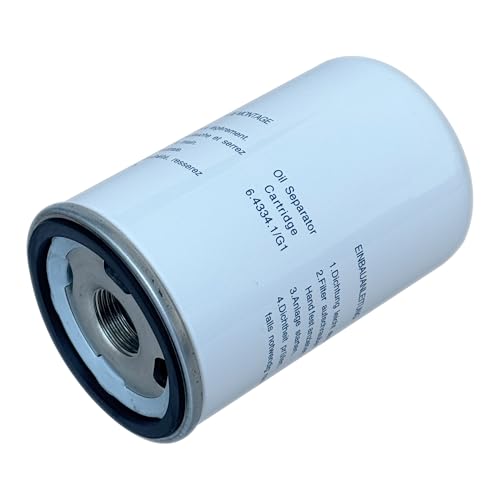 6.4334.1 6.4334.0 Oil Separator Element Replacement Compatible with Air Compressor Replacement Filter Part 6.4334.1/G1 6.4334.0/G1