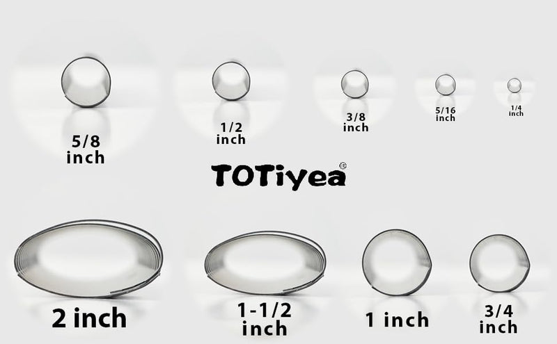TOTiyea 100 Pack 19 Ring Binding Combs, Multi Sizes, 3/8 Inch, 1/2 Inch, 5/8 Inch, 3/4 Inch, 1 Inch, Letter Size, Black Binding Comb Spines Set 3/8", 1/2", 5/8", 3/4", 1" 20 ea, 100 pack