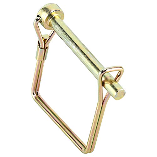 20-Pack Square Shaft Locking Pin Wire Lock Pin Safety Coupler Pin , 3 Sizes Available: 3/8" x 2-1/4", 1/4" x 2-1/4", 5/16" x 2-1/4" (20Pcs: 3/8" x 2-1/4") 20Pcs: 3/8" x 2-1/4"