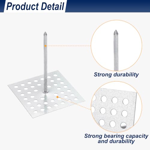 PATIKIL 100pcs Insulation Pins 2.5" Perforated Insulation Pins