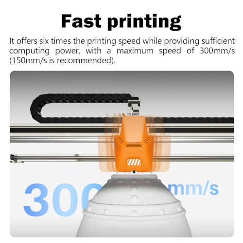 HzdaDeve 0.6 mm Hotend for OrangeStorm Giga Hot End Ceramic Thermistor Extruder Print Head Hardened Steel Nozzle Heating Cartridge with Extra 1PK Silicone Cover for Elegoo 3D Printer Accessories