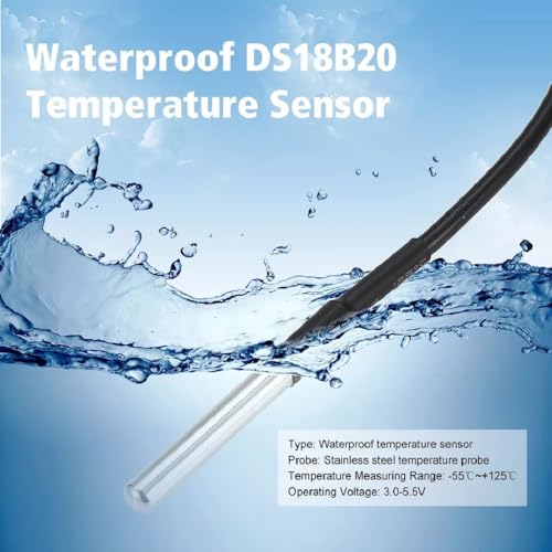 Tuya app WiFi Temperature Sensor Controller,Phone Monitor and Control Temperature Anywhere,4 Channel 110v 10A Dry Contact Relay Switch,Compatible with Alexa Google Home