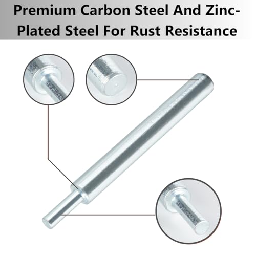 Drop-in Anchors, 10 PCs 1/2 Inch Zinc-Plated for Concrete, Secure Mounting, Industrial-Strength, Easy Installation with Tie DIABST50-1/2" Drop-in Anchor Setting Tool
