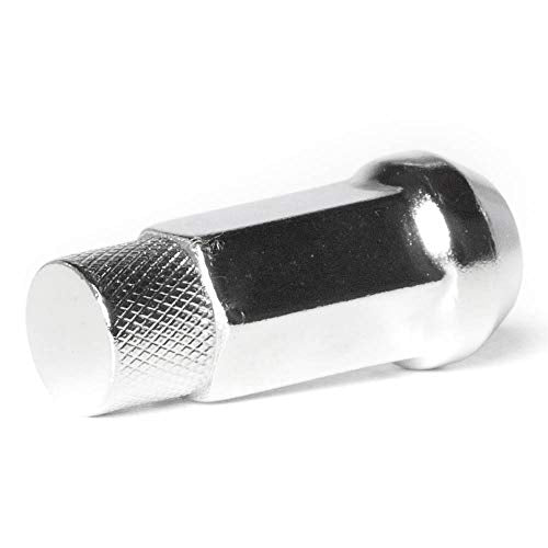 Circuit Performance Forged Steel Extended Hex Lug Nut for Aftermarket Wheels: 12x1.5 Chrome - 20 Piece Set + Tool