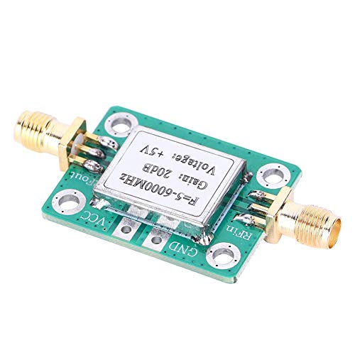 RF Power Amplifier, 5M-6GHz 20dB Low Gain Ultra Broadband Amplifier Signal Module LNA Board Module for FM Radio Walkie Talkie Wifi