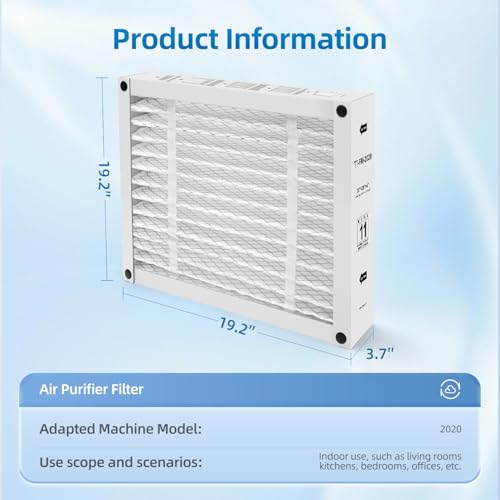 TT-FM-2020 Furnace Filter MERV 11 Collapsible Compatible with TopTech TTFM2020 TT-FM-2020QB TT-MAC-2020 and TT-MAC-2122, 20x20x4 (1 Pack) 1