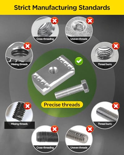 1/4"-20 Strut Channel Nut and Bolt - 32 Pack, 1/2″ Drive 3/4″ (19mm) Strut Channel Impact Socket