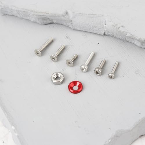 SING F LTD 108pcs Hex Socket Screw Washer Kit Compatible with Arrma 1/18 Granite Typhon Mojave Grom