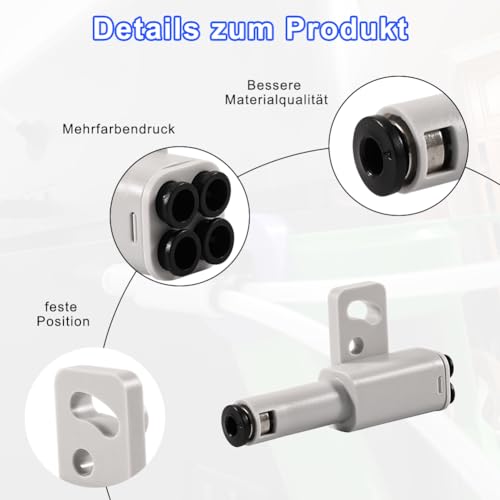 4-in-1 PTFE Adapter for Bambu Lab Expansion Port for 4 Feed Modules & AMS - Multimaterial Support (TPU 95A/PET-CF) - Compatible with X1/P1 Series 3D Printers (X1C, X1E, P1S, P1P)