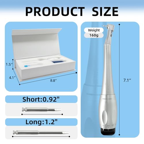 Dental Implant Torque Wrench Kit, Dental Torque Wrench with 7 Torque Settings (5-35N.cm), Replaceable Head & 16 Precision Bits, Metal Lock, Autoclavable 135°C/275°F for Dental Clinic