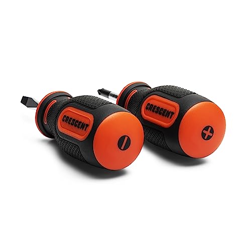 Crescent 12 Pc. Dual Material Screwdriver Set with Phillips and Slotted Screwdrivers - CSDS12PCSET