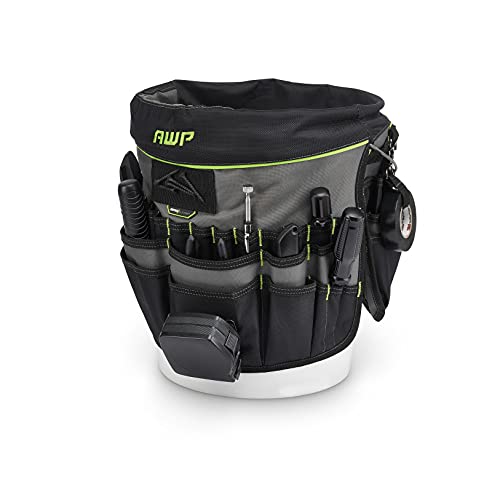 AWP 51-Pocket Bucket Tool Organizer + Bucket Boss The Bucketeer Bucket Tool Organizer