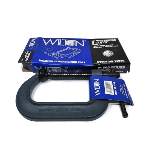 Wilton C-Clamp, 4-1/4" Opening, 3-1/4" Throat, 6200 Lbs. Clamping Force (Model 404) 4-1/4 in. Pack of 1