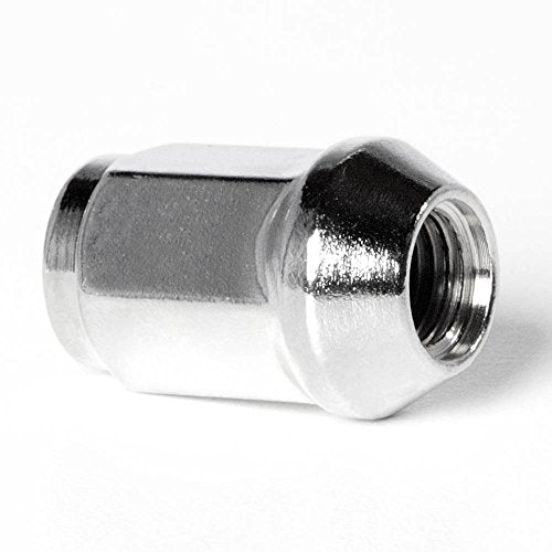 Circuit Performance 1/2"-20 Chrome Closed End Bulge Acorn Lug Nuts Cone Seat Forged Steel (20 Pieces) 20 Lug Nuts
