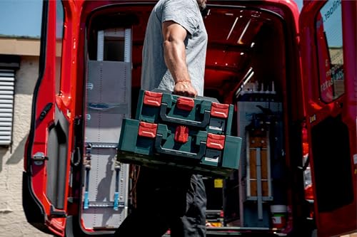 Metabo metaBOX 118 for BS/SB, 12 V (626885000) Dimensions: 396 x 296 x 118 mm, Case Volume: 8.4 l, Max. Load Capacity: 125 kg