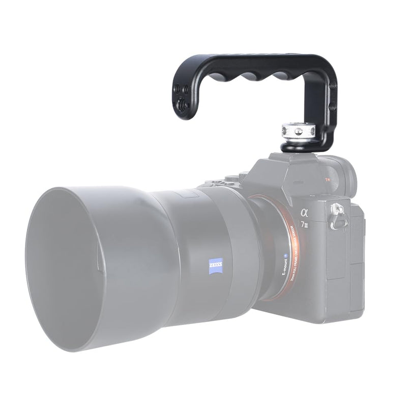 NICEYRIG Camera Hot Shoe Handle Grip, Ergonomic Shoe Mount Handgrip - 451