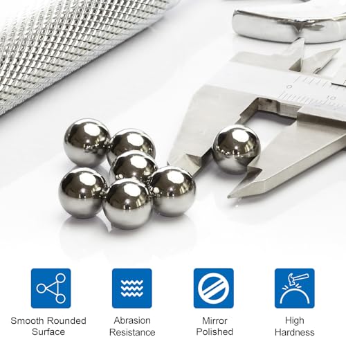 sourcing map 50Pcs 12.7mm Bearing Balls, Solid G1000 Precision Balls 50