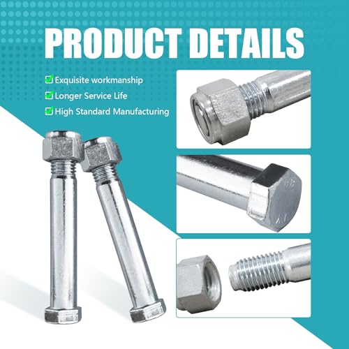 2 Small Excavator Pin 0.98 "/25 mm Rreplaceable Small Excavator Attachment Link Pins for Backhoe Fittings 2