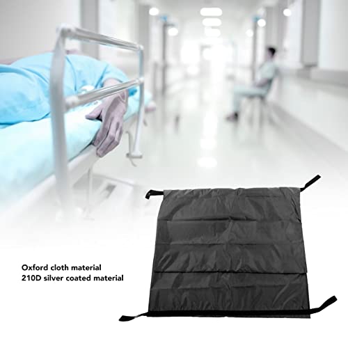 Leak Proof Body Bag, 210D Waterproof Body Bag, Body Transfer Bag, Emergency Carrier with 4 Side Handles, Funeral Supplies for Funeral, Hospital