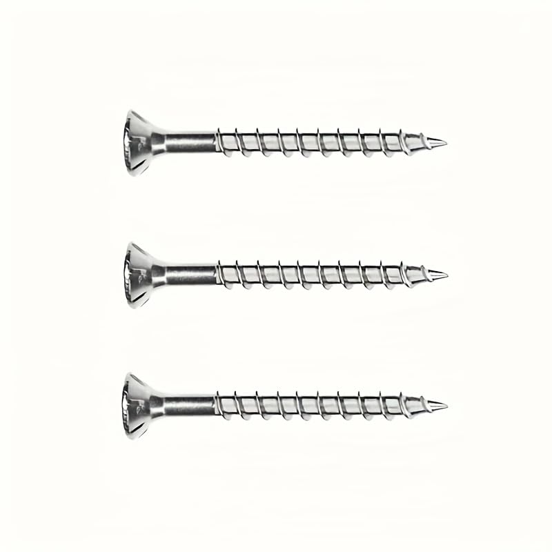 Solot #9 x 2 304 Stainless Steel Wood Screws, 240 Count Square Drive