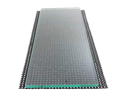 Taytools 279144 One Piece 5/16 x 5 x 12 Dead Flat Float Glass for Scary Sharp Sharpening System