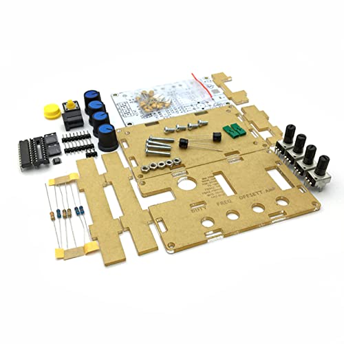 MAX038 Signal Generator, DIY Kit 1Hz-20MHz Function Generator Can Output Triangle Axis, Rectangular Wave, Sine Wave and Forward and Reverse Saw Tooth Shaft