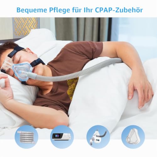 CPAP Cleaning Wipes 15 x 18 cm Mask Wipes with Aloe Vera for Quick Cleaning of CPAP Accessories Pack of 50