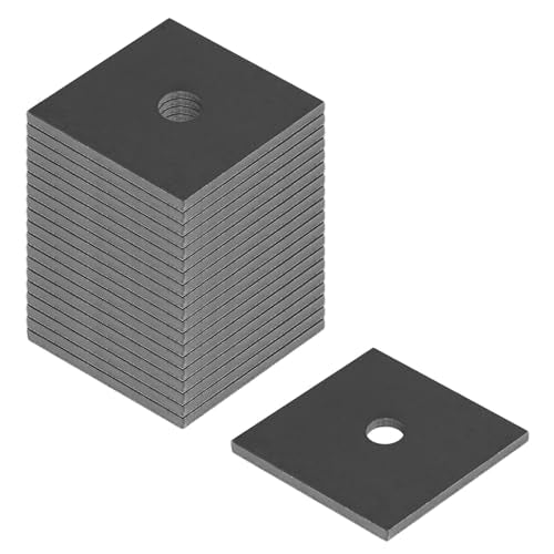 GBGS 20 Pack 3/8" Square Plate Washer,1/8" Thick