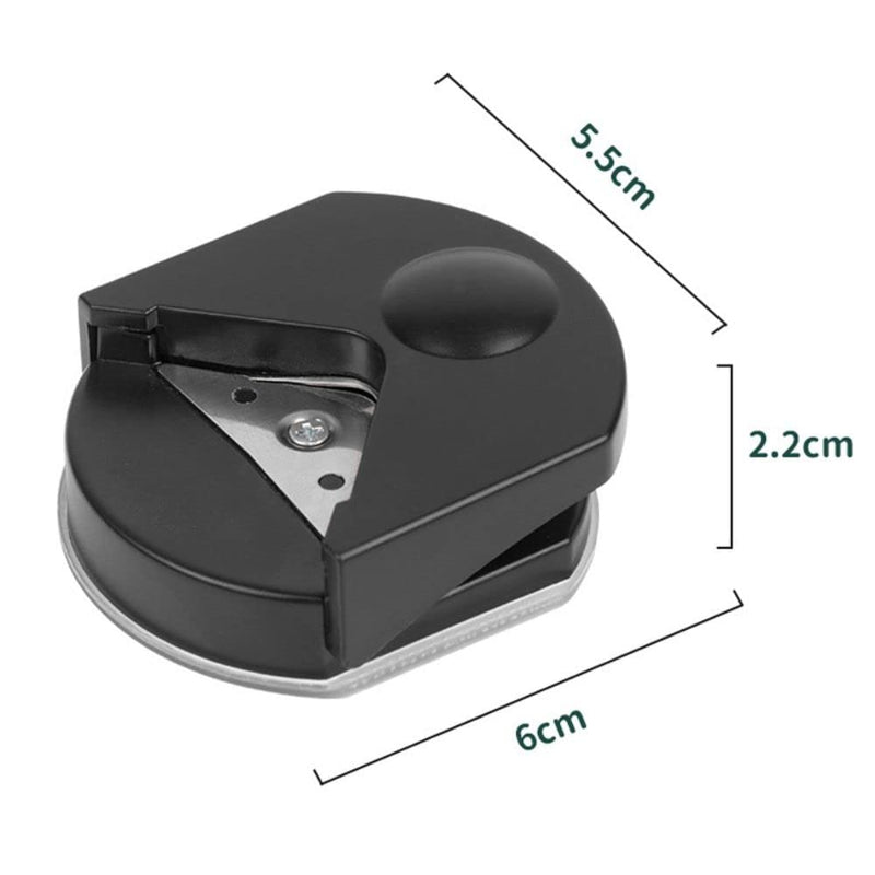 Andy's Orchids R4 Corner Rounder, Mini Fillet Cutter, Corner Rounder Paper Punch, Card Photo Cutter, Machine Paper Trimmer, DIY Craft Scrapbooking Tools Office & School Supplies Black