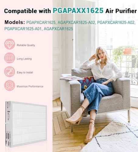PGAPXCAR1625 Furnace Filter for Bryant/Carrier PGAPAXX1625 Air Purifiers