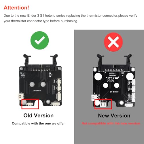 Sprite Extruder Pro Ender 3 S1 Hotend 24V 60W Upgrade Kit,Plated Copper Heater Block,Nozzle 0.4mm,Bi-Metal Heatbreak for Ender 3 S1,S1 Pro,S1 Plus,CR-10 Smart Pro 3D Printer Hotend,300℃ Ender 3 S1 Hotend Kit Plated Copper Kit