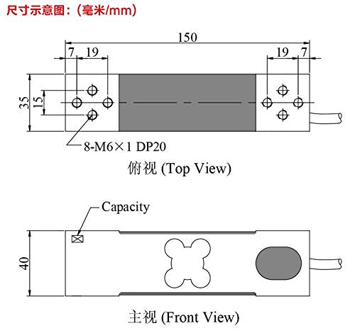 Mavin NA2 High Precision C3 60kg 100kg 200kg 350kg Single Point Load Cell Scale with Electronic Scale 200kg