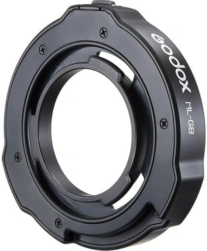 Godox ML-GB Bowens Adapter for GodoxAD300Pro AD400Pro Flash,Compatible with Godox ML100R ML100Bi ML60IIBi ML30 ML30Bi ML60 ML60Bi Led Video Lights (Pack of 2)