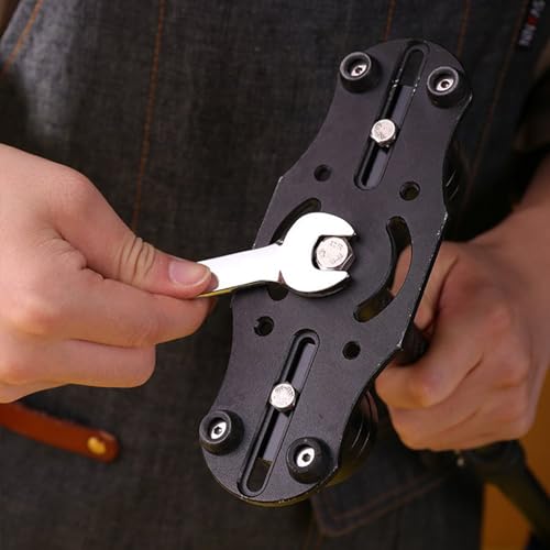MUKCHAP 2 Pcs 36 mm Combination Wrench, Forged Steel Metric, Open and Box End, 15-Degree Offset, 12-Point Box End