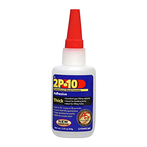 FastCap Solo Thick Adhesive Refill (2.25 Ounces) & FastCap 80113 2P-10 Professional 2 Ounce Medium Wood Adhesive Glue