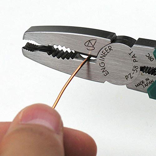 ENGINEER PZ-58 Screw Removal Pliers & BPT-PCH Tool Pouch Bundle (Made in Japan)