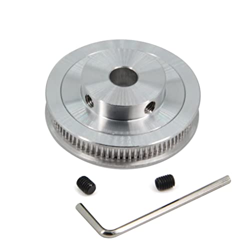 2GT Pulley 80 Teeth 10mm Bore 80T Timing Belt Pulley Synchronous Wheel Aluminum for Width 6mm Belt 3D Printers Parts, 4pcs/Pack(Size: 80T-10mm Bore)