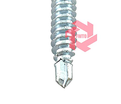 2" Eye Lag Self Tapping Drilling Point Dura-Screws Zinc (Qty 100) 2 inch