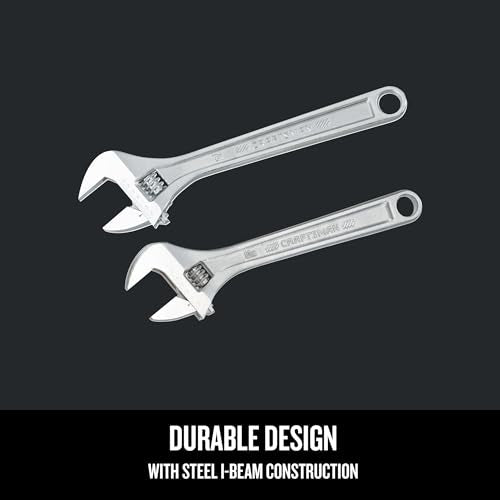 CRAFTSMAN Adjustable Wrench Set, 2Piece (CMMT12002)