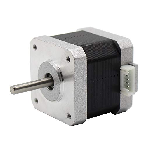 Stepper Motor, 17hs4401 17 Stepper Motor Bipolar 1.7A 1.8 Degree 0.45N.M 42x40mm 4 Wires W/1m Cable, 17 Stepper Motor Bipolar For 3D Printer Hobby/DIY CNC 500rpm