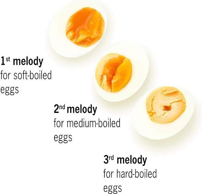 Chicken Dance BeepEgg – Egg Timer for Boiling Eggs – Musical Egg Cooker for Soft, Medium, Hard Boiled Eggs – Food Safe – Singing Floating Egg Timer – Egg Cooker for 3 Levels of Doneness - Brainstream