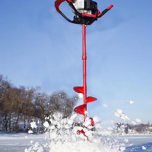 Auger Extension 18" Red Steel Structure Fits All powerheads with a 7/8” Connection